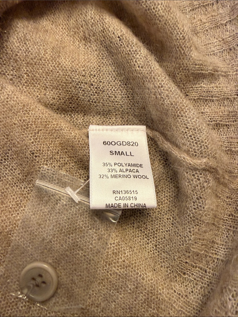One Grey Day Addison V Neck Cardigan - Picture 6 of 7